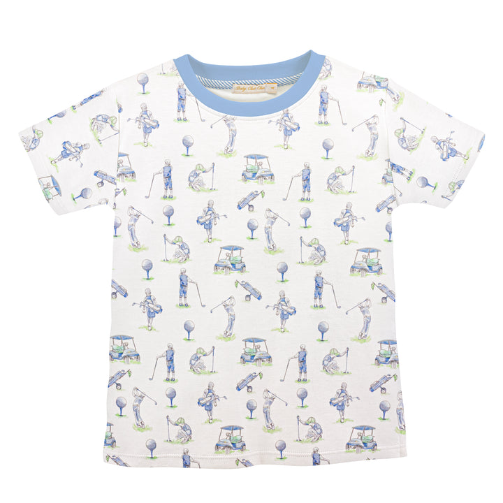 golf field printed t-shirt