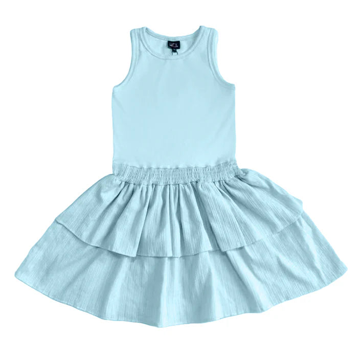 Tiered Tank Dress | Aqua