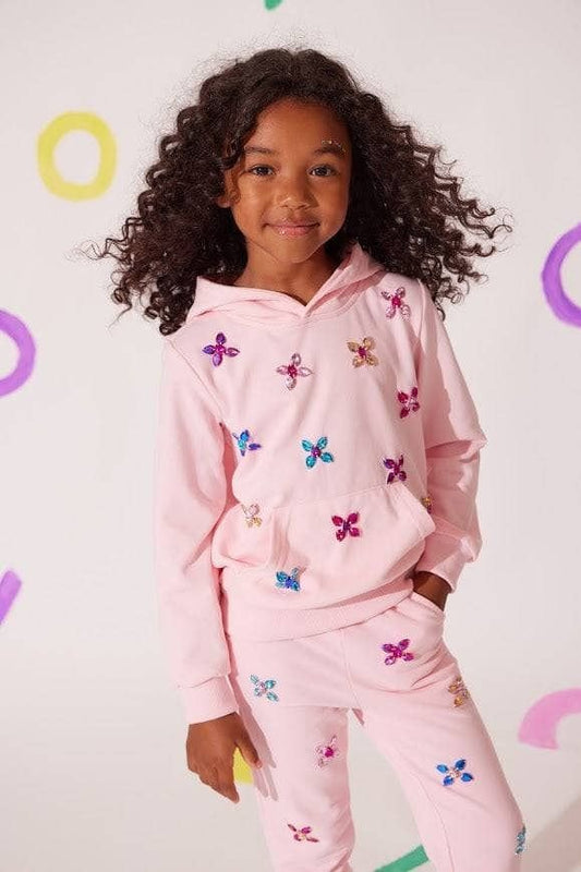 Pink Butterfly Gem Set