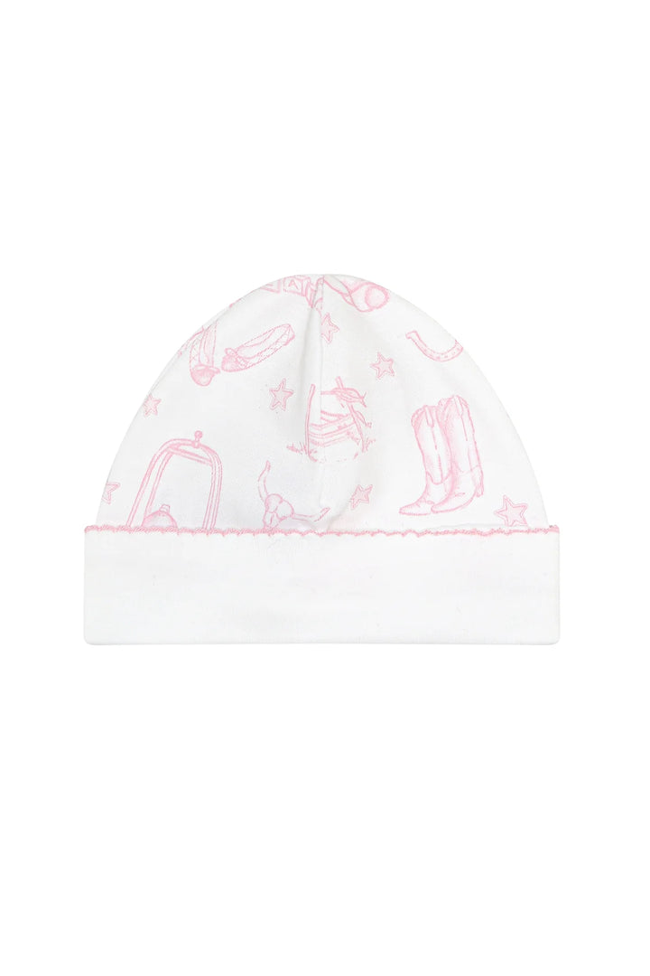 Pink Lone Star Toile hat