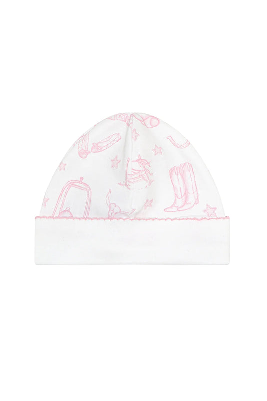 Pink Lone Star Toile hat