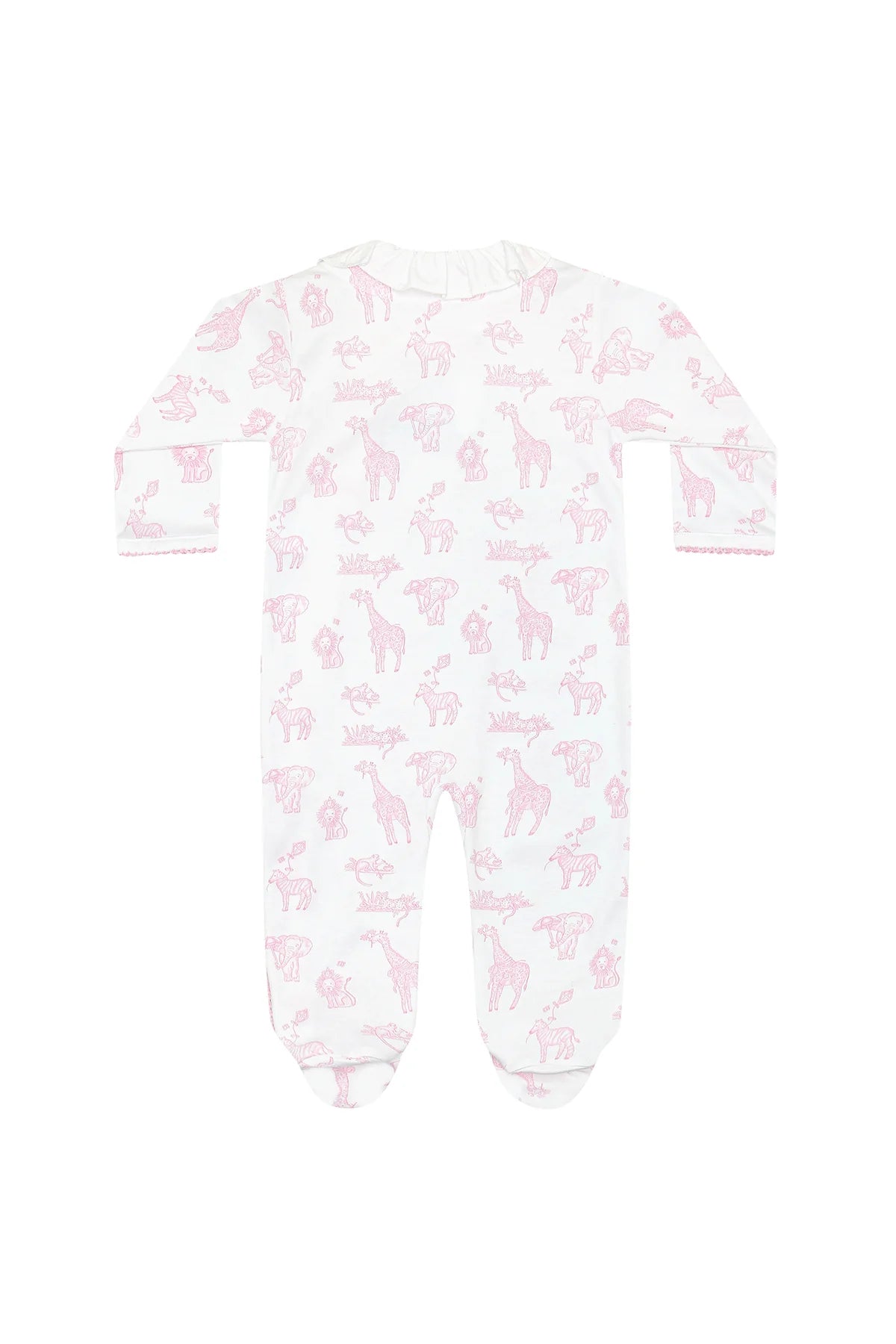Pink Safari Crossover Footie