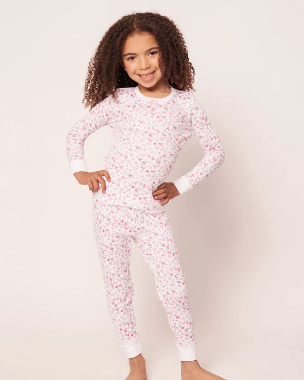 Kid's Pima Snug Fit Pajama Set | Dorset Floral