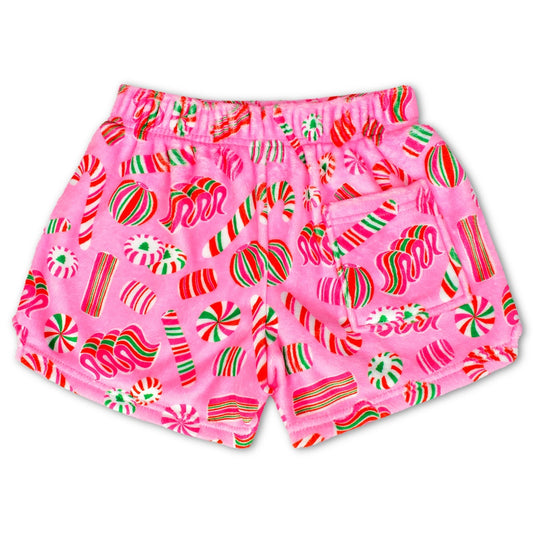 Plush Shorts | Pretty Peppermint