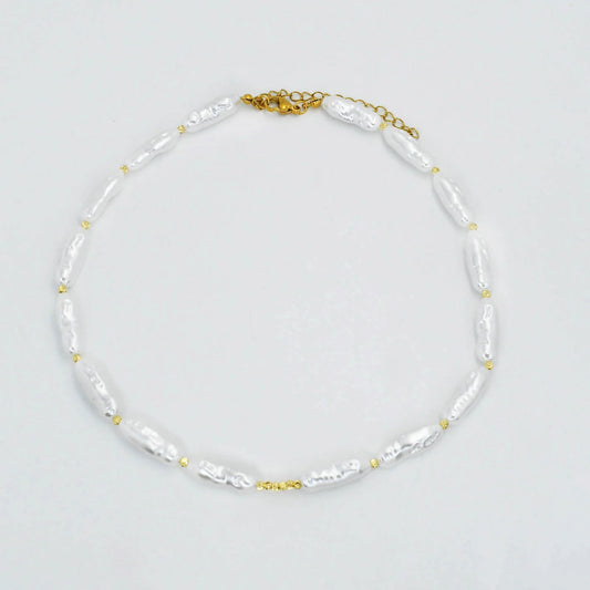 Princess Pearl Necklace with Star Charm