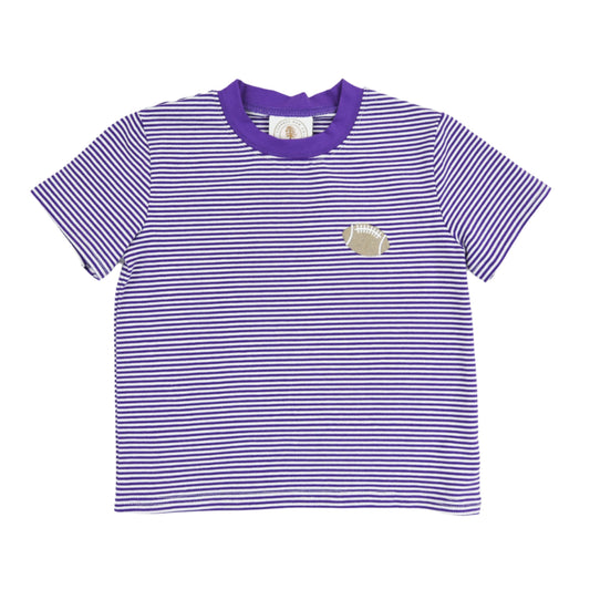 Purple Stripe Tailgate T-shirt