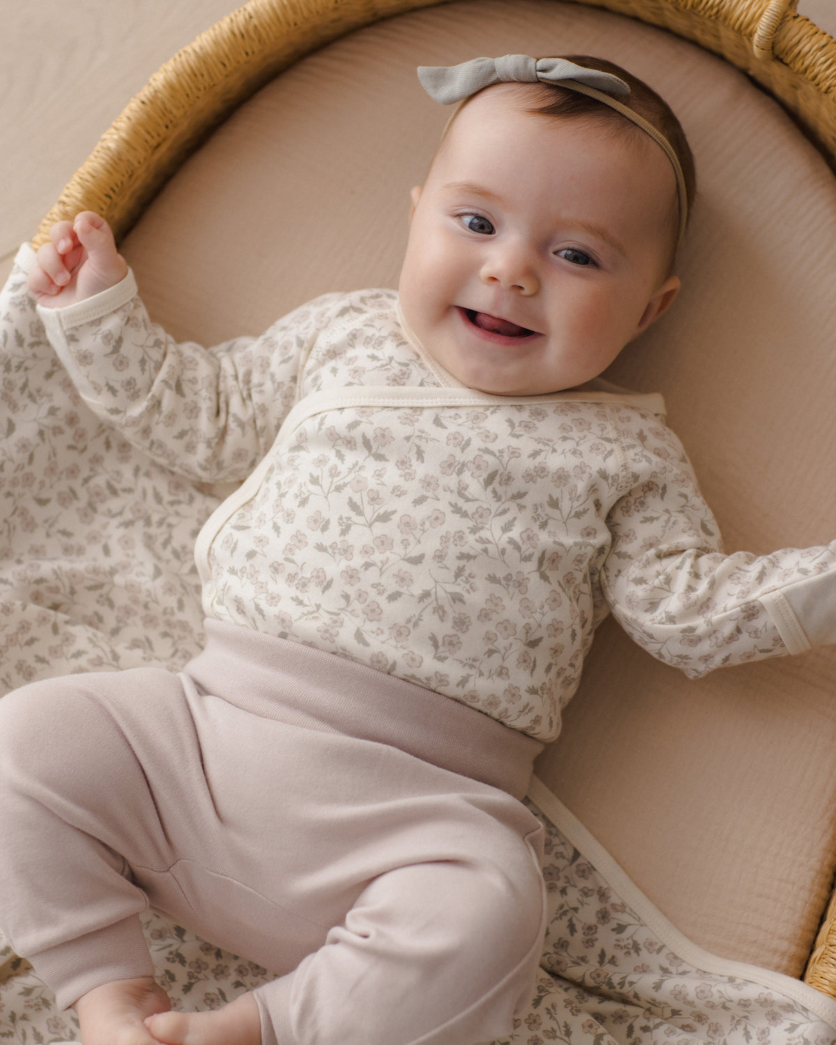 SIDE SNAP BODYSUIT + PANT SET FLORET
