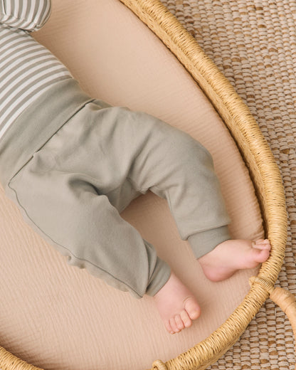 SIDE SNAP BODYSUIT + PANT SET LAUREL STRIPE