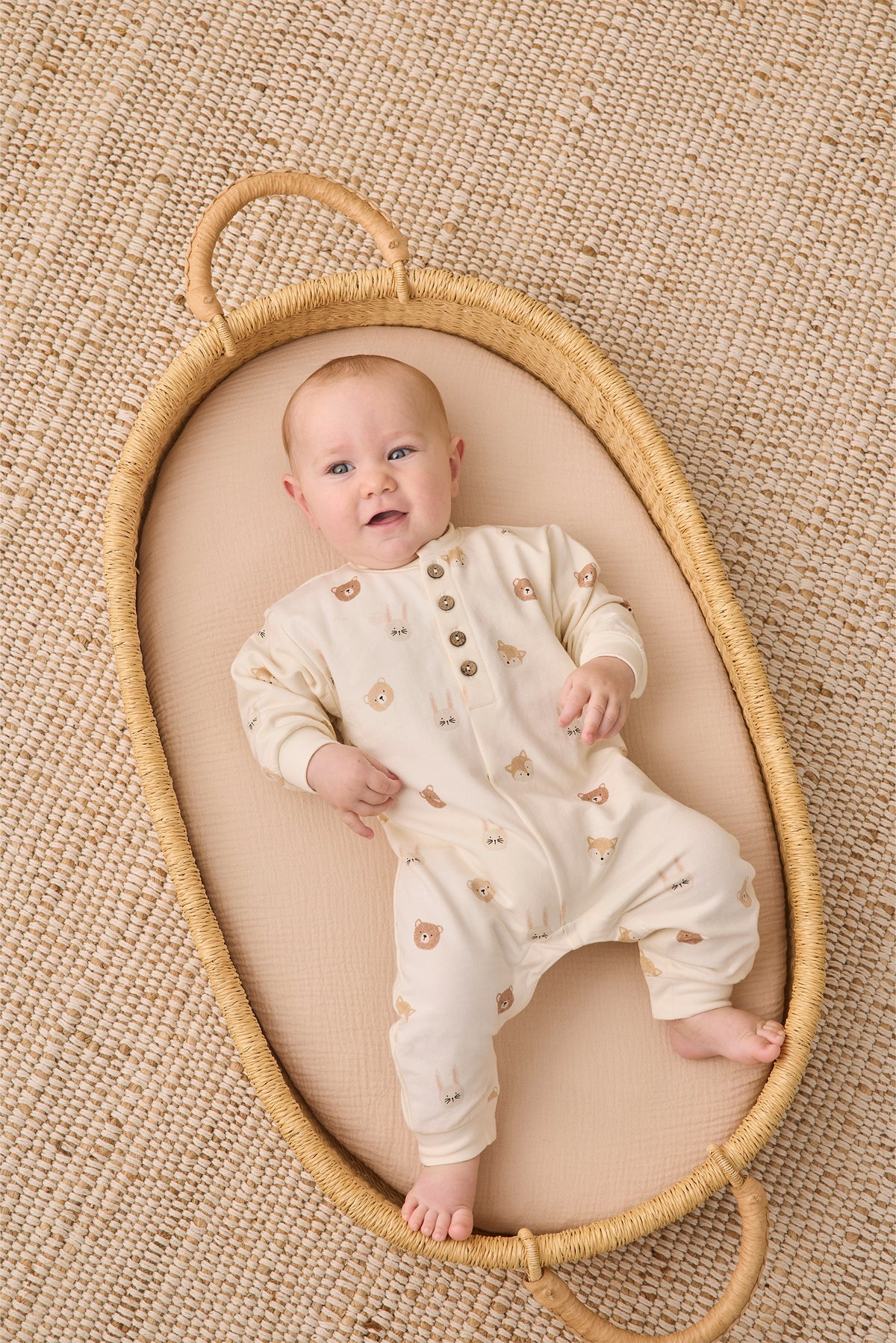 RELAXED FLEECE JUMPSUIT CRITTERS
