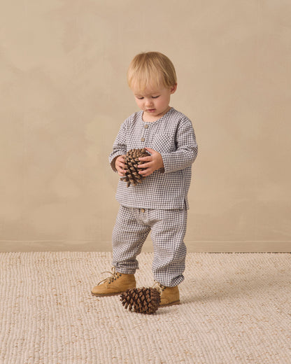 RORY SHIRT MIDNIGHT GINGHAM