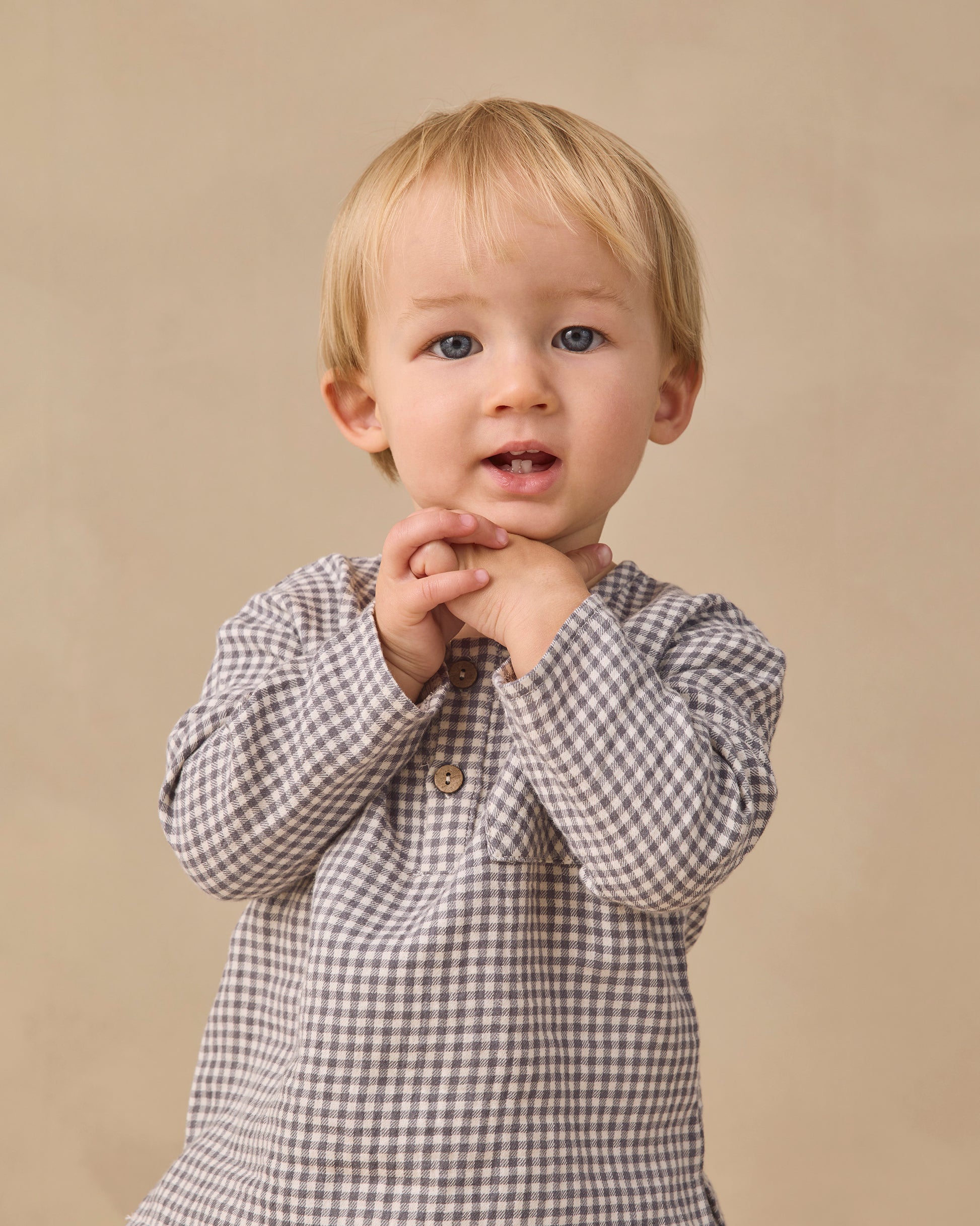 RORY SHIRT MIDNIGHT GINGHAM
