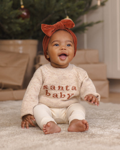 KNIT SWEATER SANTA BABY