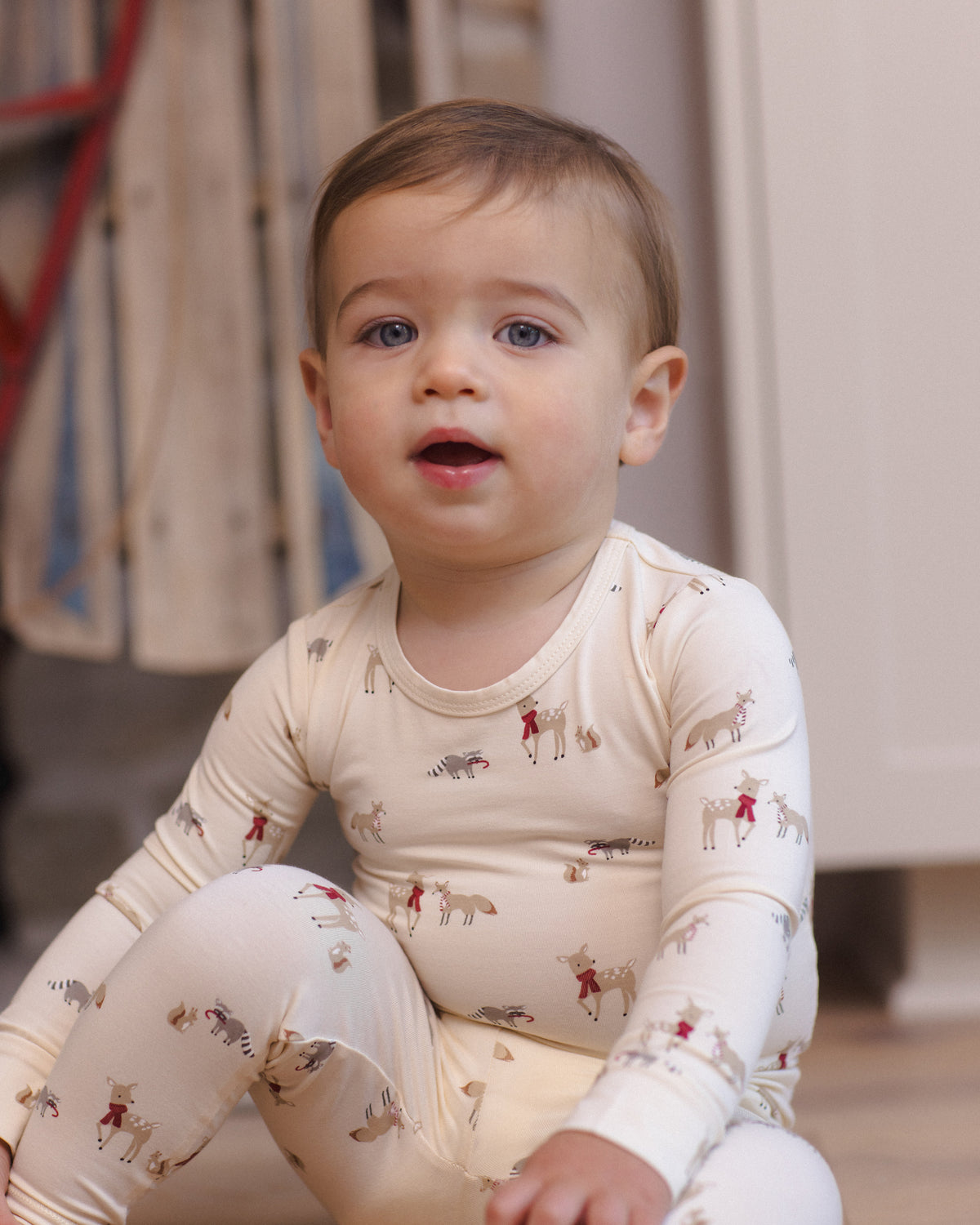 BAMBOO PAJAMA SET FOREST FRIENDS