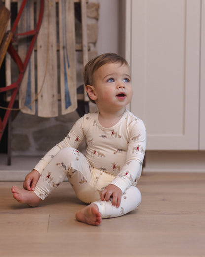 BAMBOO PAJAMA SET FOREST FRIENDS