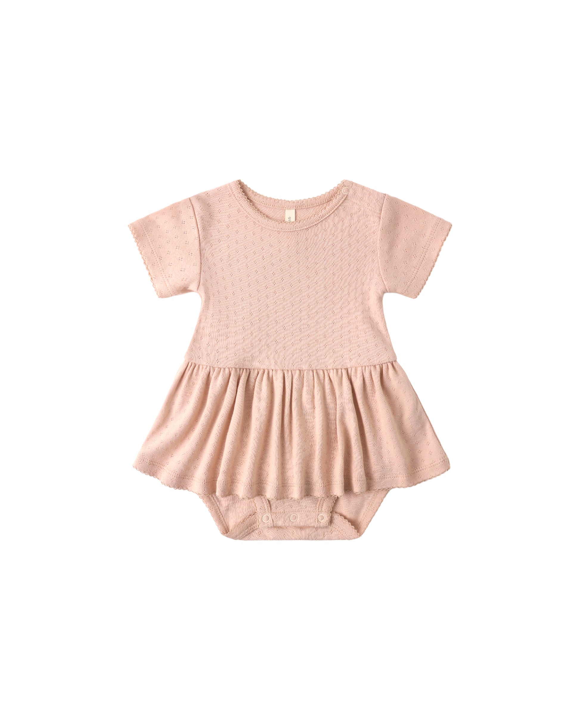 POINTELLE SKIRTED BODYSUIT MELON