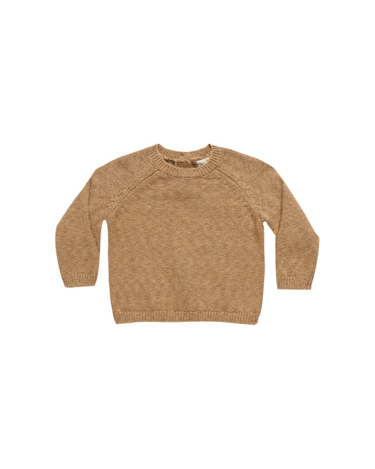 KNIT SWEATER || SPECKLED GOLDEN