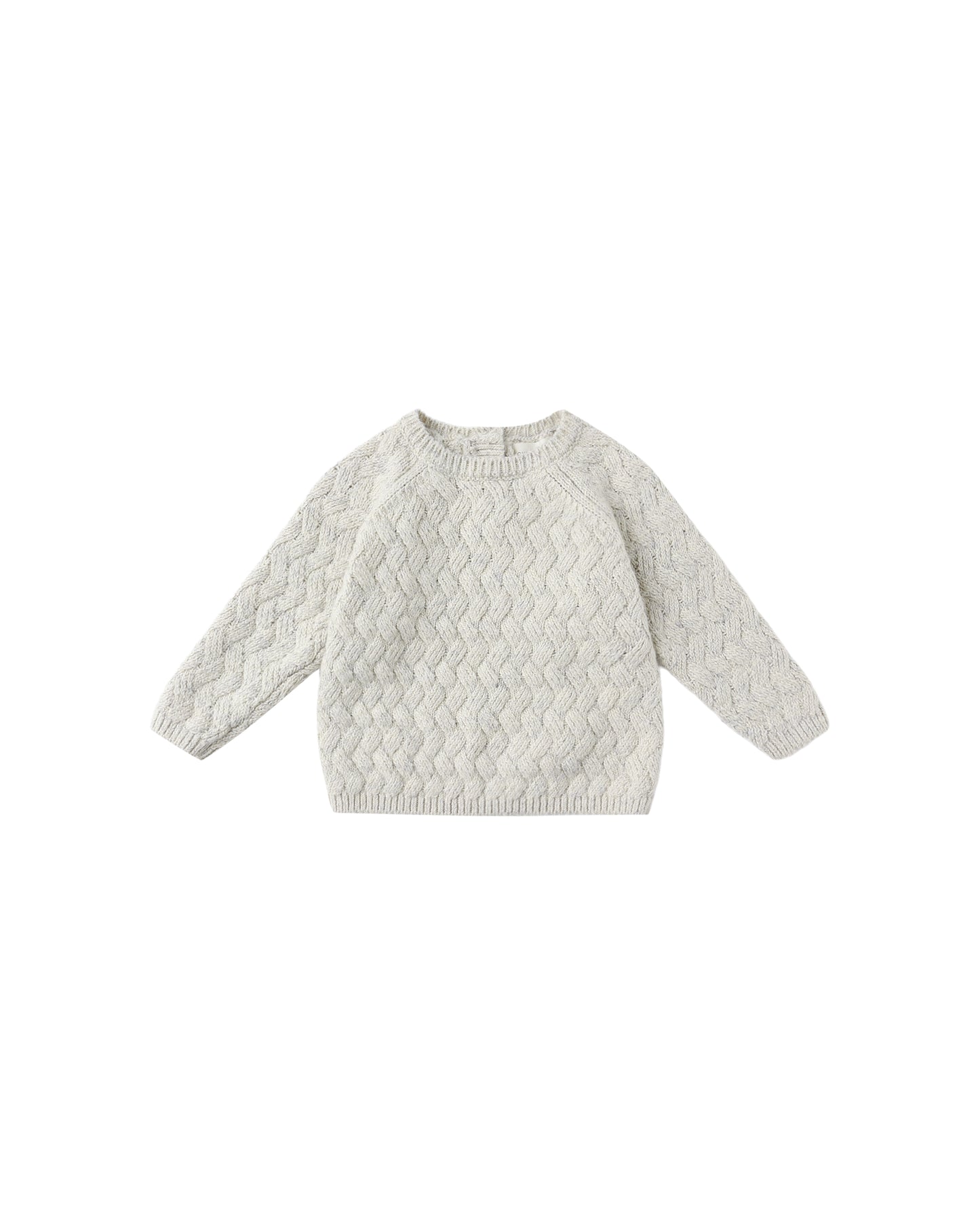 KNIT SWEATER || HEATHERED BLUE