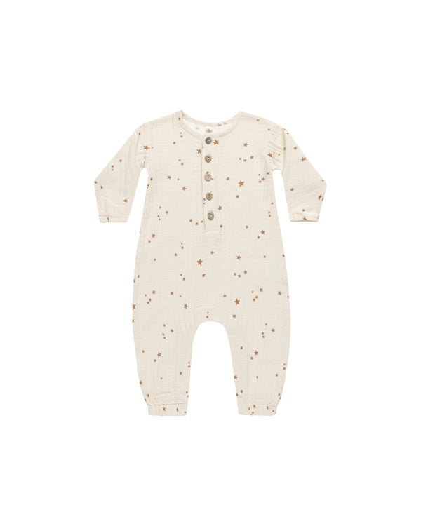 WOVEN JUMPSUIT || STARS