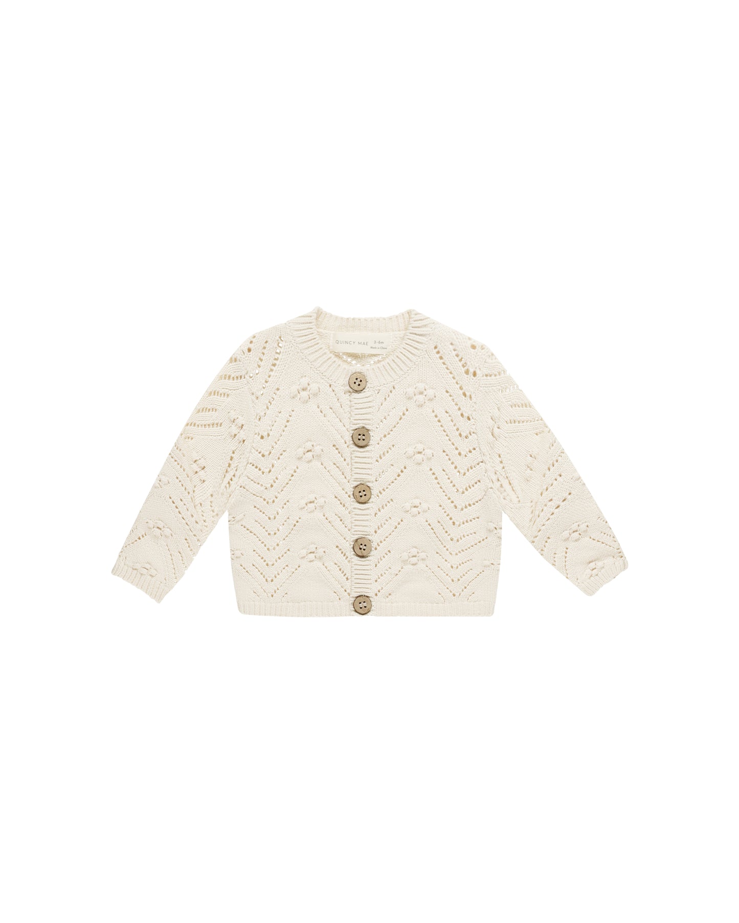 KNIT CARDIGAN || NATURAL