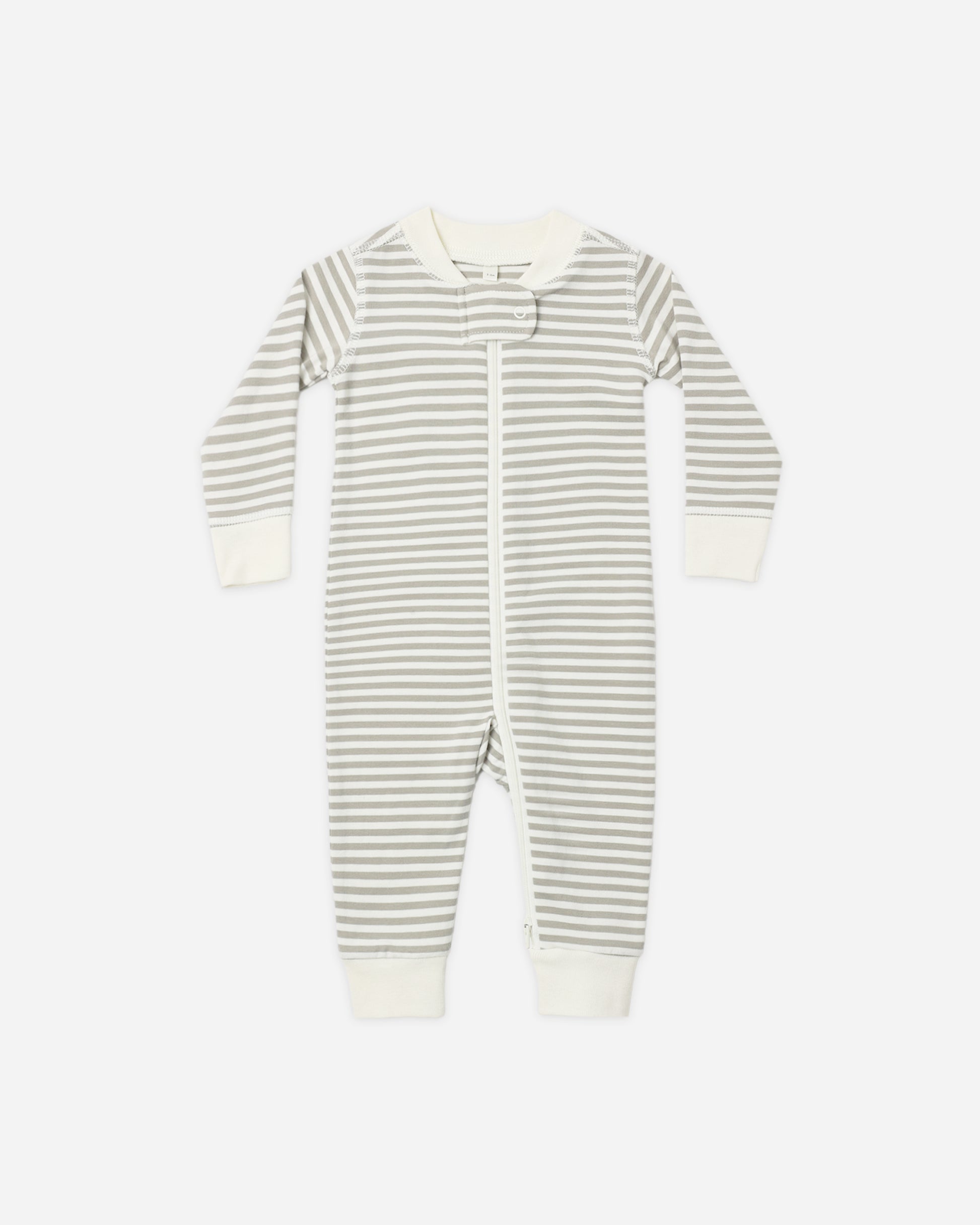 ZIP LONG SLEEVE SLEEPER LAUREL STRIPE