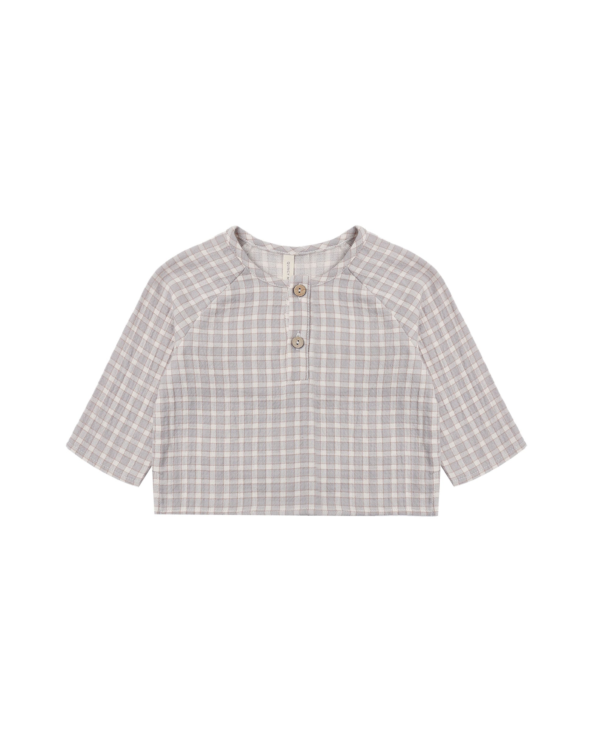 ZION SHIRT BLUE GINGHAM