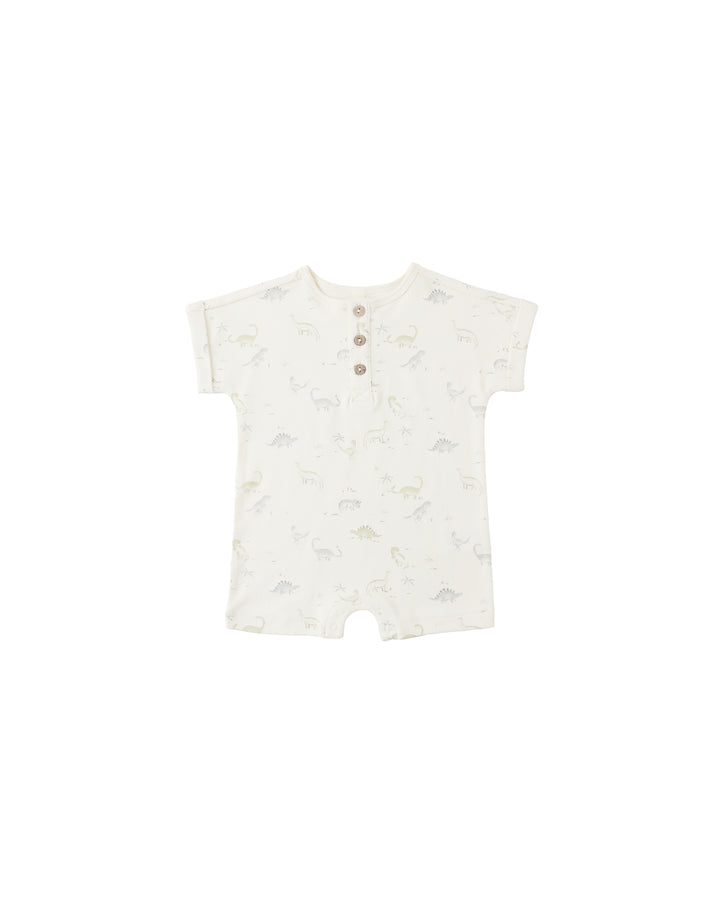SHORT SLEEVE ONE-PIECE DINOSAUR