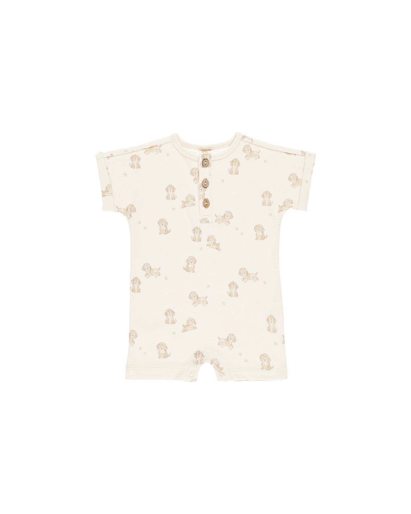 SHORT SLEEVE ONE-PIECE || PUPPIES