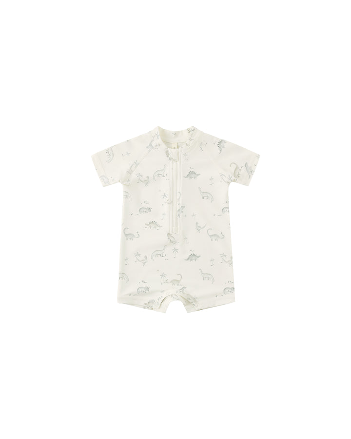 ZIP RASHGUARD ONE-PIECE DINOSAUR