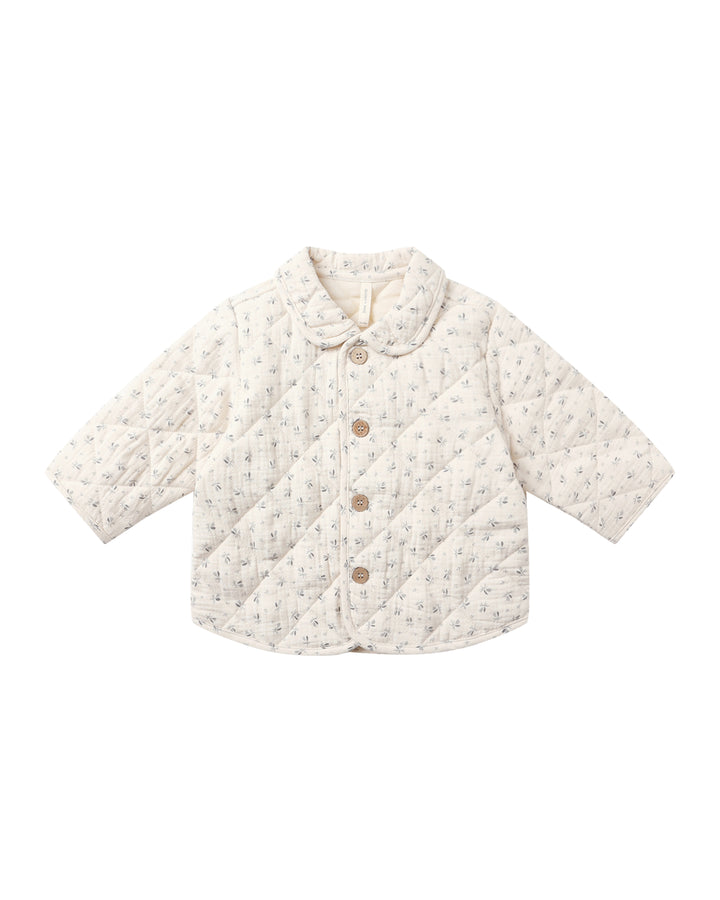 QUILTED JACKET || BLUEBELL