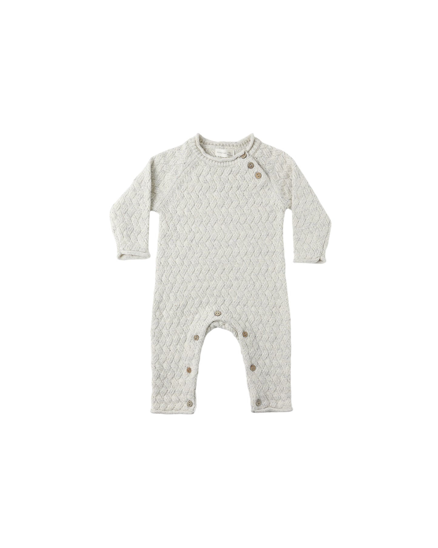 COZY HEATHER KNIT JUMPSUIT || BLUE