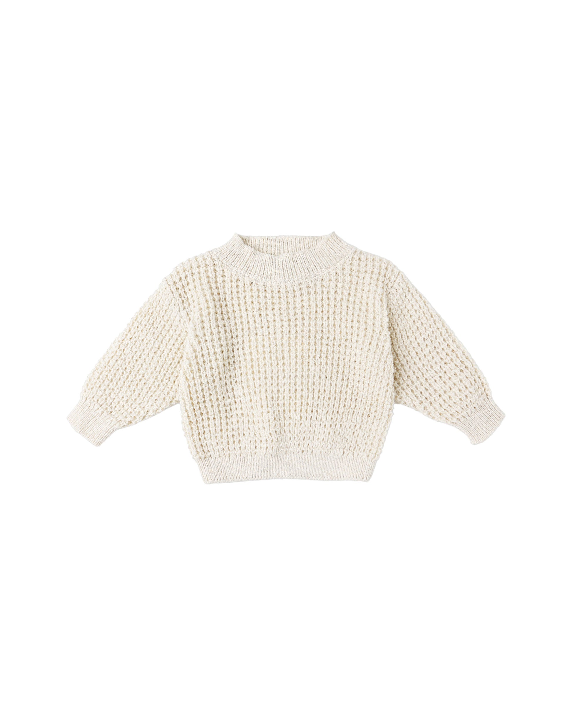 CHUNKY KNIT SWEATER || NATURAL