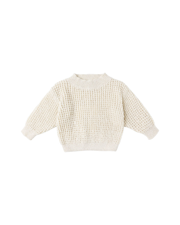 CHUNKY KNIT SWEATER || NATURAL