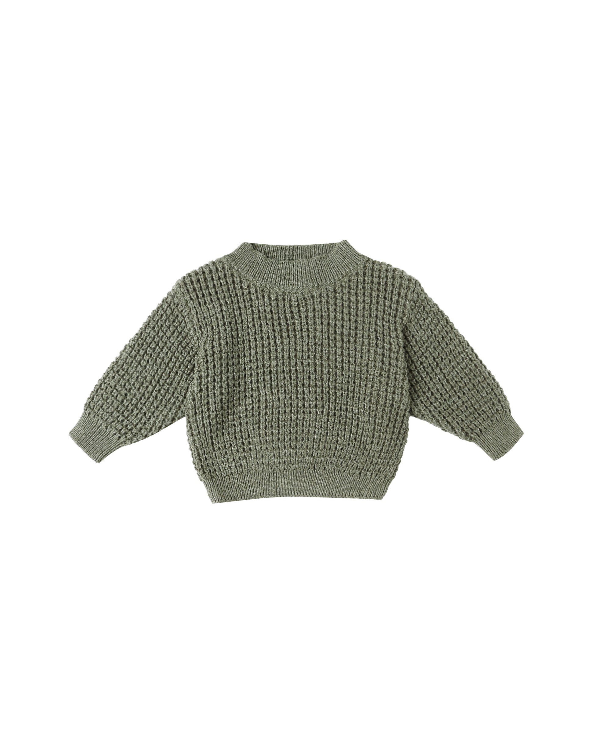 CHUNKY KNIT SWEATER || FOREST