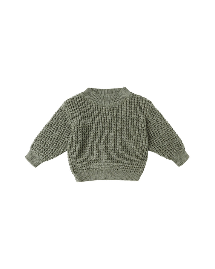 CHUNKY KNIT SWEATER || FOREST