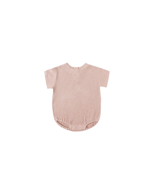 RELAXED BUBBLE ROMPER || ROSE