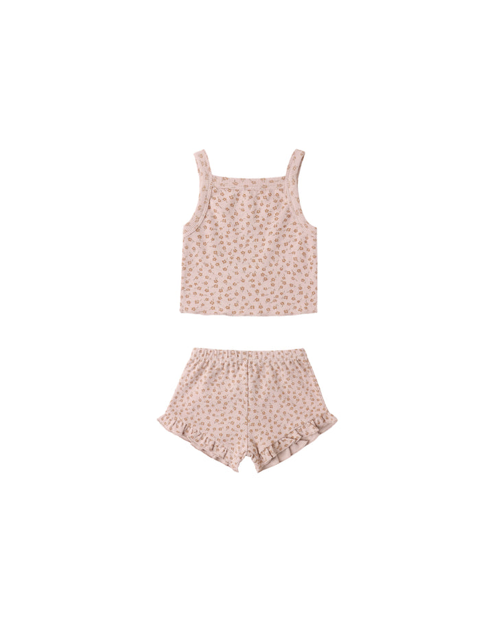 EVIE TANK + SHORTIE SET POSY