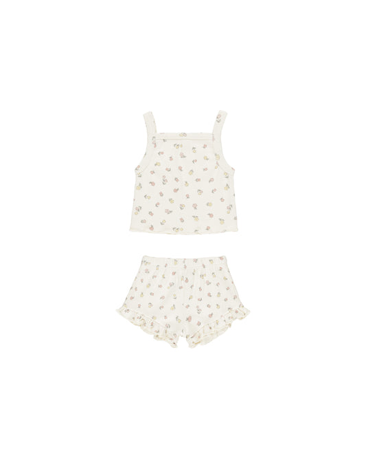 EVIE TANK + SHORTIE SET || FLEUR