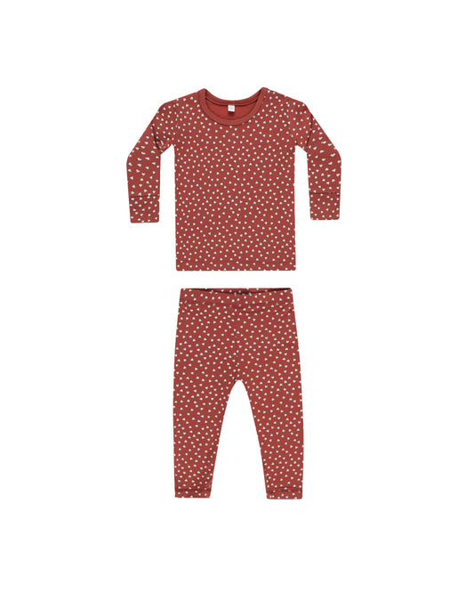 BAMBOO PAJAMA SET || TINY HEARTS