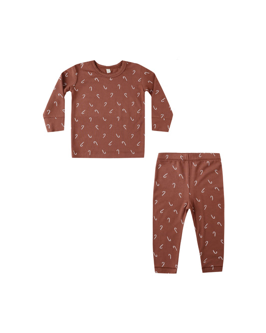 BAMBOO PAJAMA SET || CANDY CANES