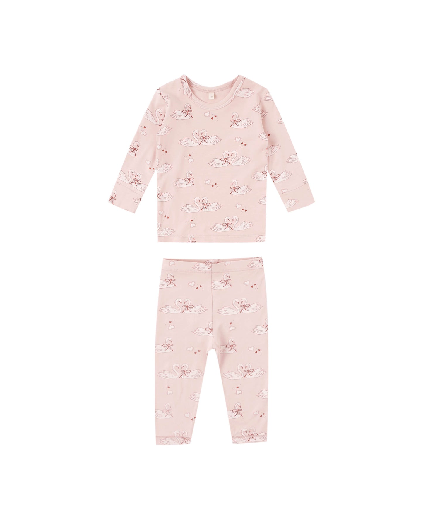 BAMBOO PAJAMA SET SWANS