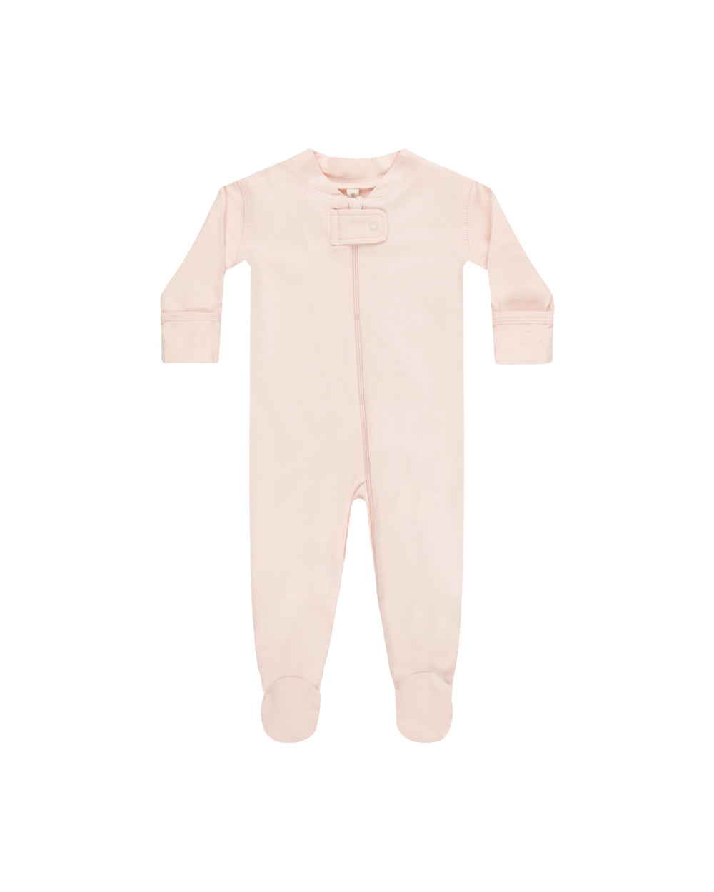 ZIP LONGSLEEVE SLEEPER FOOTIE || PETAL