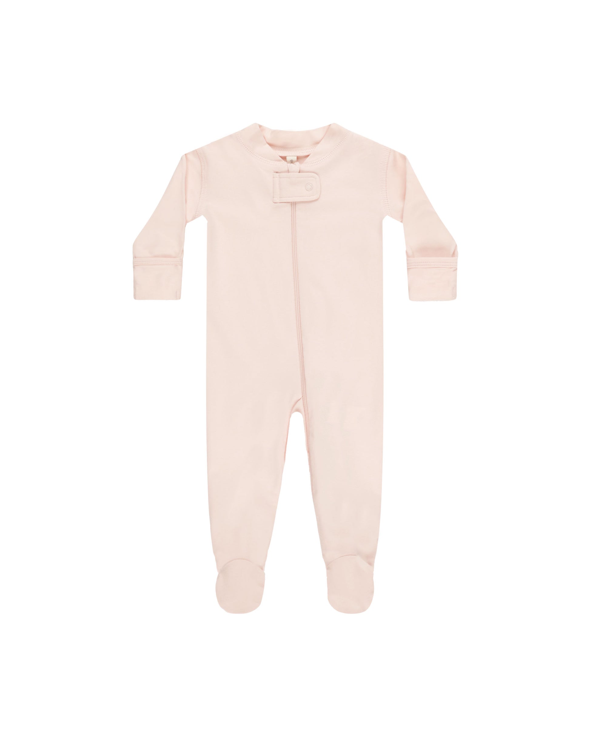 ZIP LONGSLEEVE SLEEPER FOOTIE || PETAL