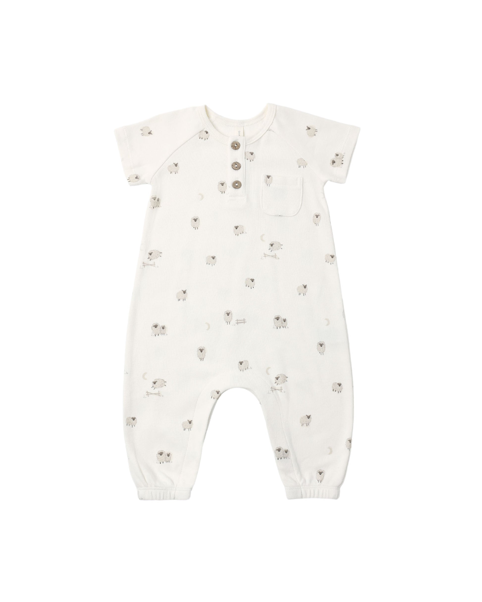 SHORT SLEEVE JUMPSUIT SHEEP