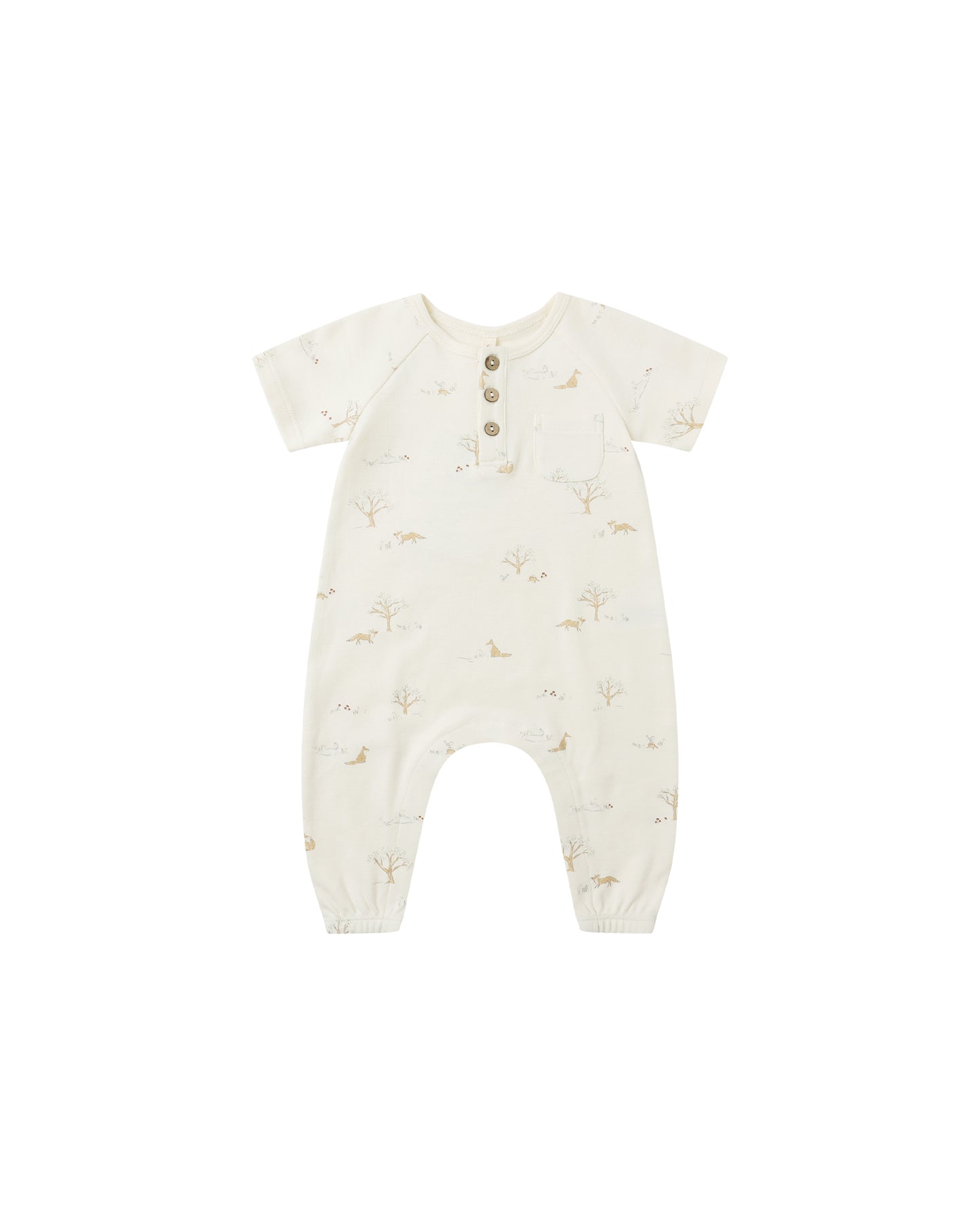 SHORT SLEEVE JUMPSUIT || FOX LAND