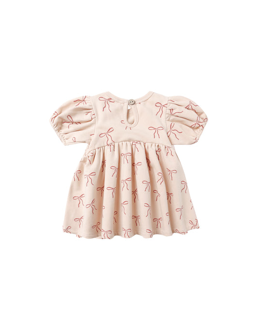 DARLA DRESS || RED BOWS