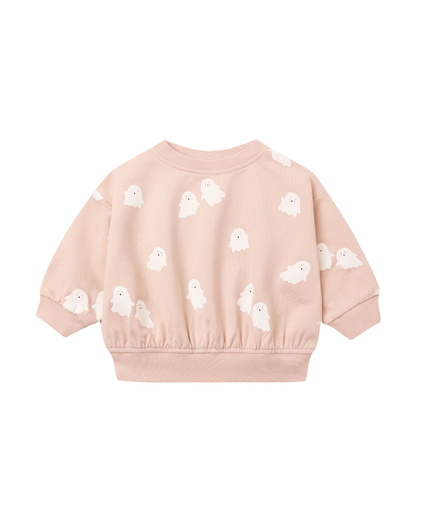 RELAXED FLEECE SWEATSHIRT SWEET GHOST