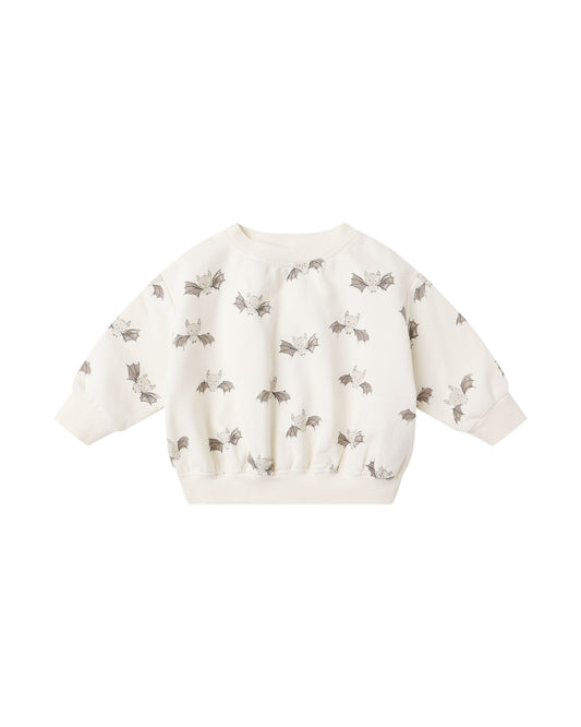 RELAXED FLEECE SWEATSHIRT || BATS