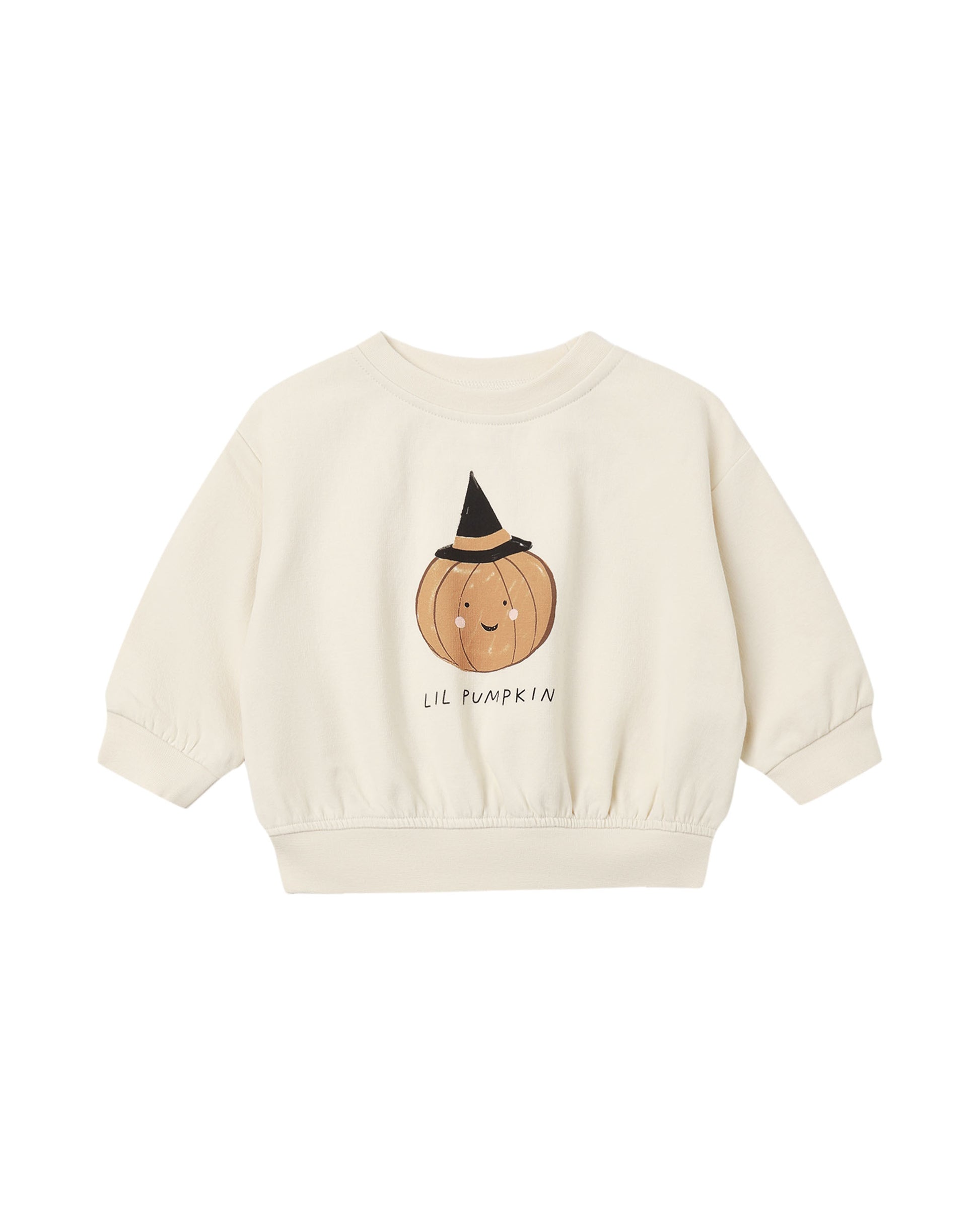RELAXED FLEECE SWEATSHIRT LIL PUMPKIN