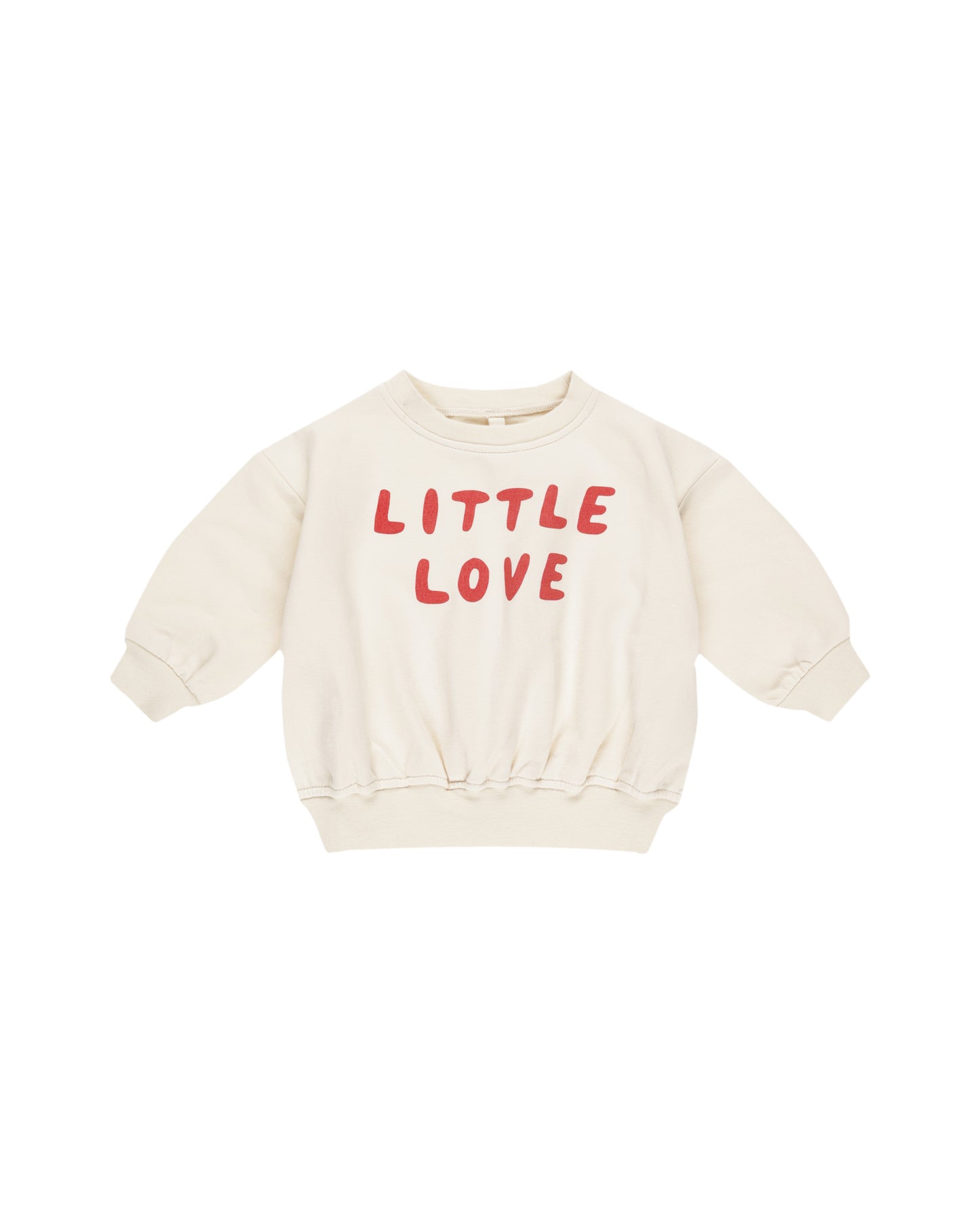 RELAXED FLEECE SWEATSHIRT || LITTLE LOVE