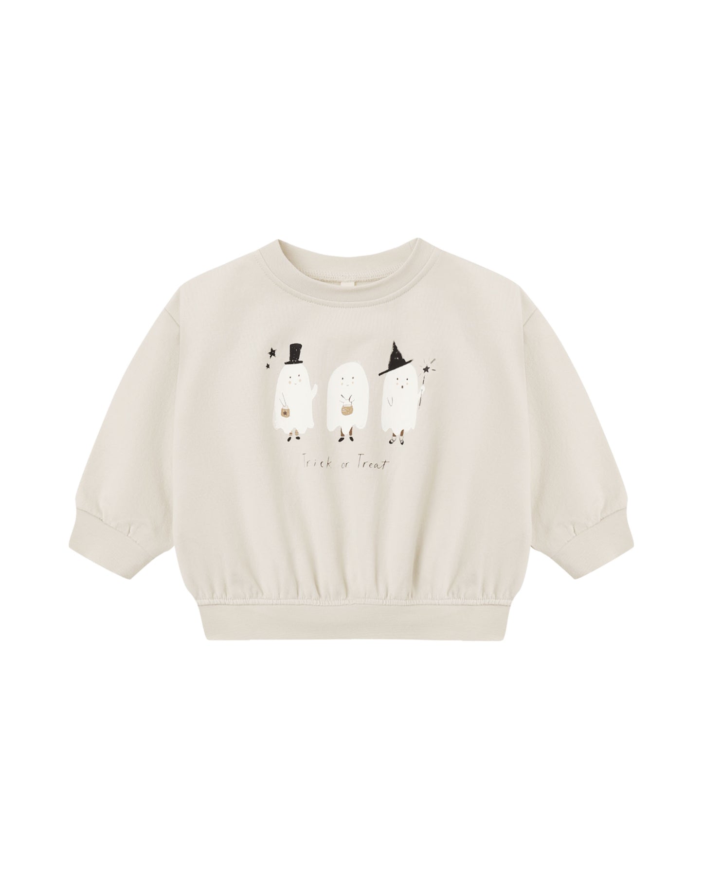 RELAXED FLEECE SWEATSHIRT TRICK OR TREAT